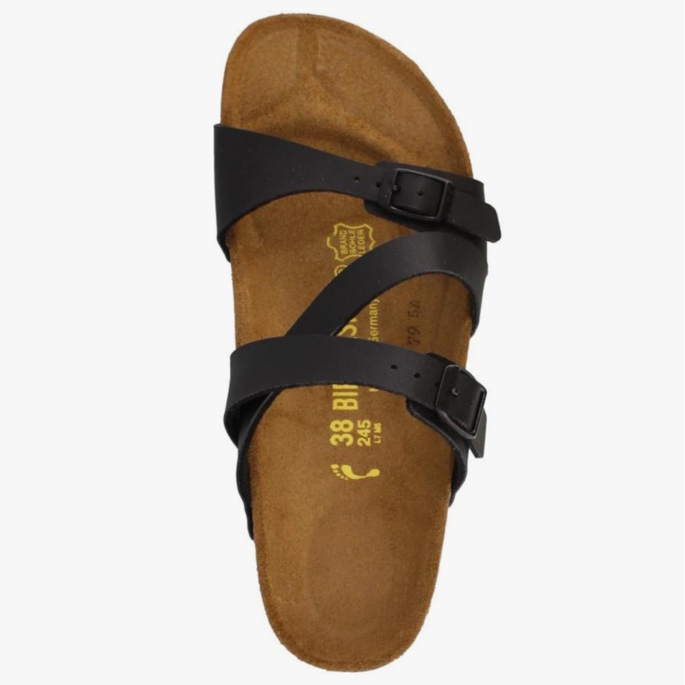 Birkenstock Black and Brown Women’s Sandal